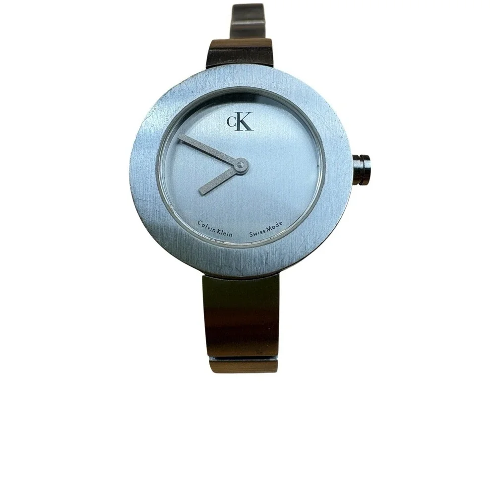 Calvin Klein Women's Bracelet Watch Stainless Steel K6121 Swiss Made NOT TESTED
